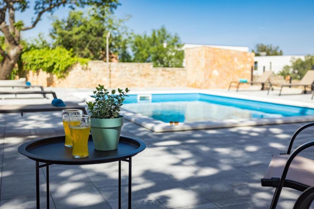 Cesare Apartment, With Swimming Pool And Sea View Ližnjan Exterior foto